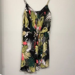 Strappy floral dress